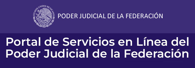 Botón de Portal de Servicios en Línea del Poder Judicial de la Federación